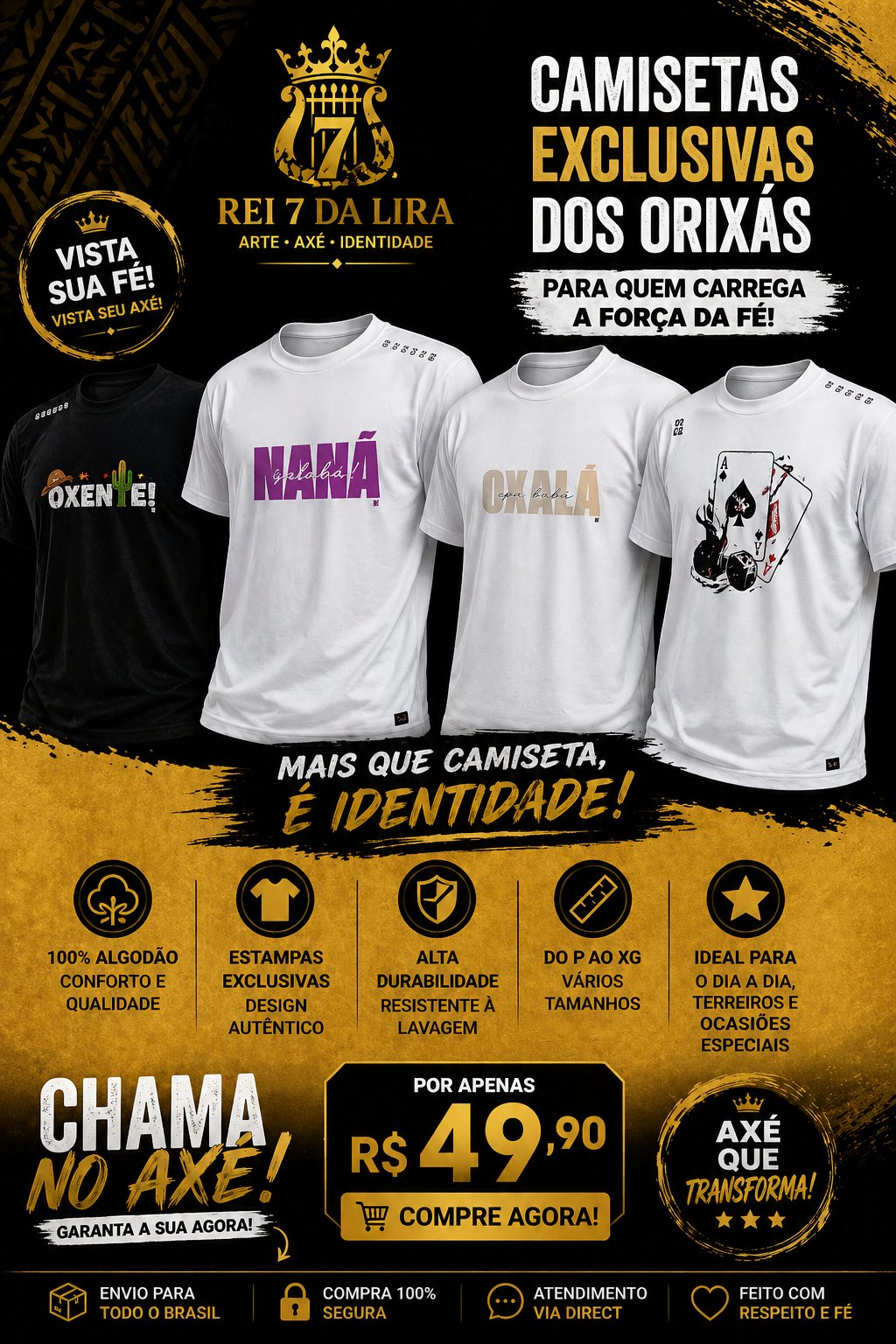 Rei 7 da Lira — Flyer Promocional